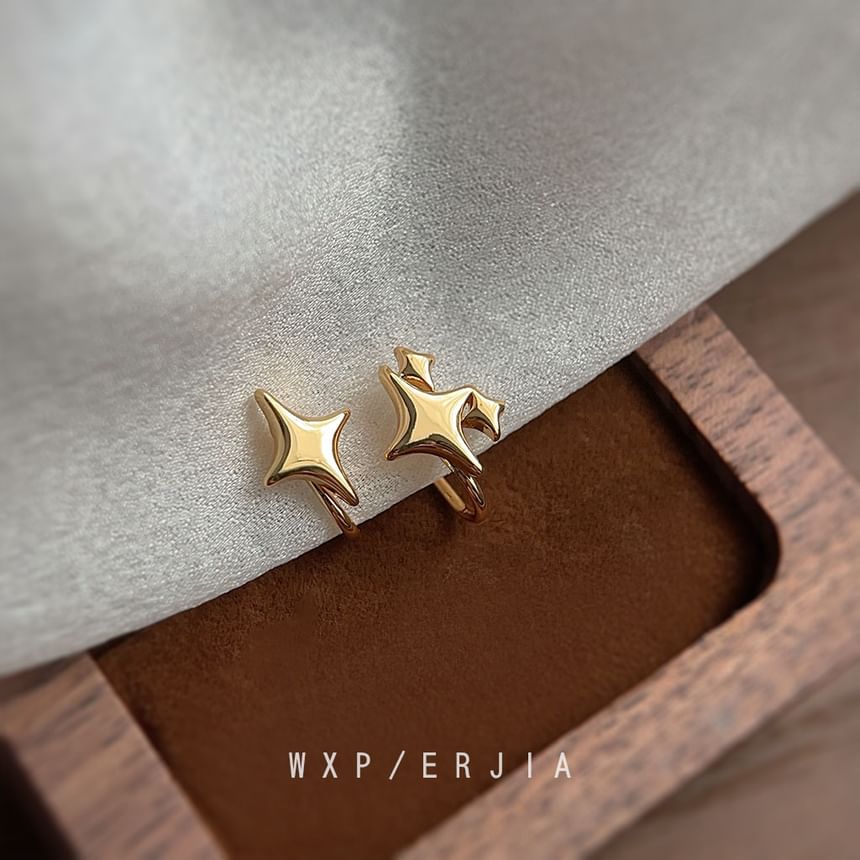 Ear Alloy Star Asymmetrical Cuff