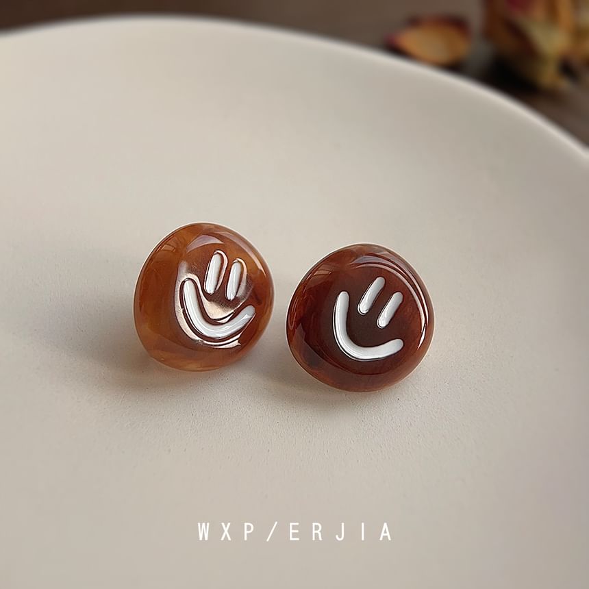 Smiley Asymmetrical Cuff Acetate Ear