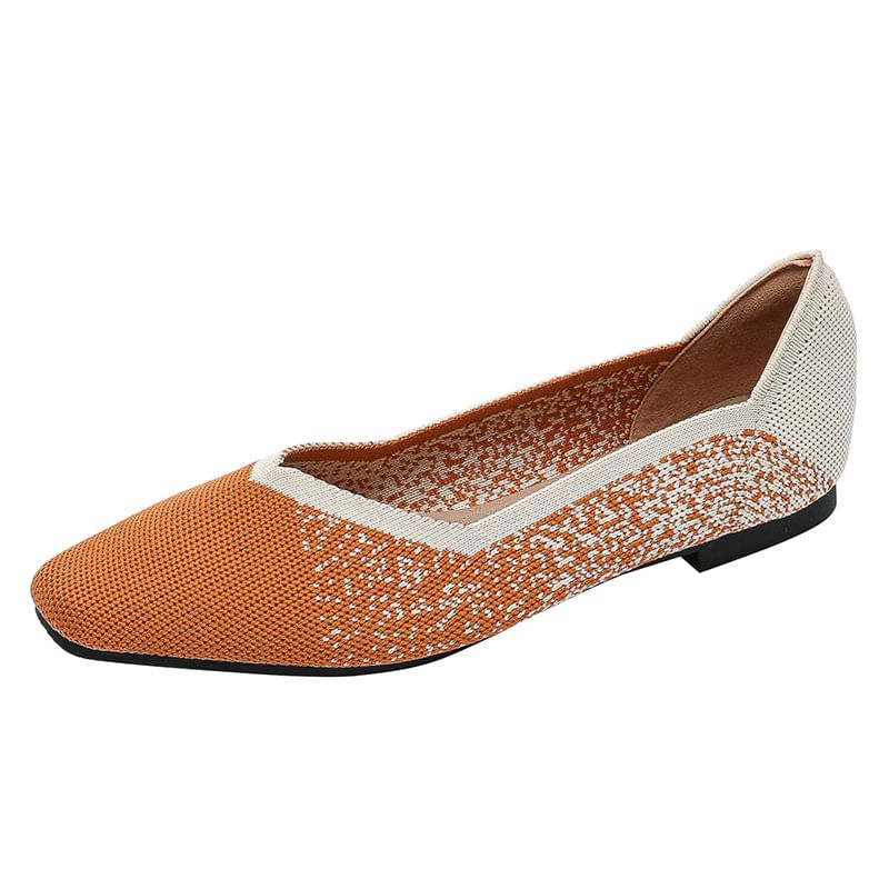 Woven Flats Two Tone