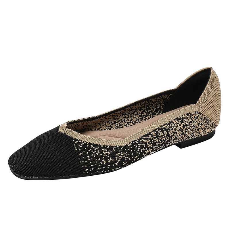 Woven Flats Two Tone