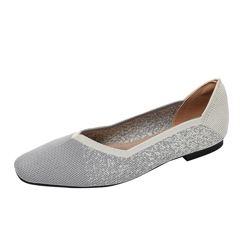 Woven Flats Two Tone