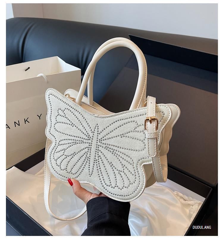 Butterfly Studded Bag Crossbody