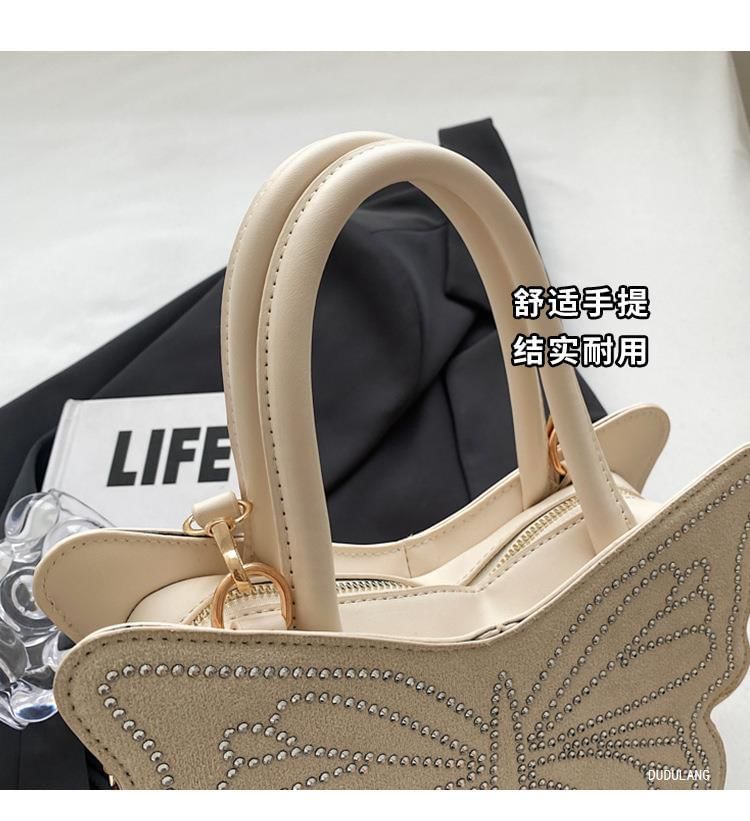 Butterfly Studded Bag Crossbody