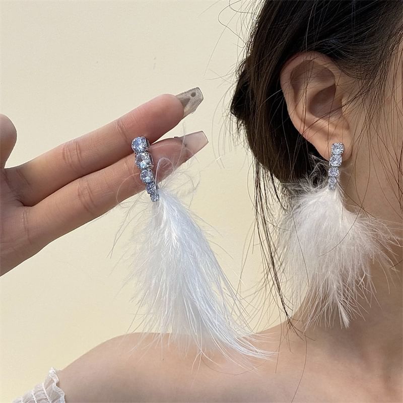 Feather Earring Drop