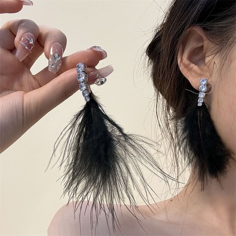 Feather Earring Drop