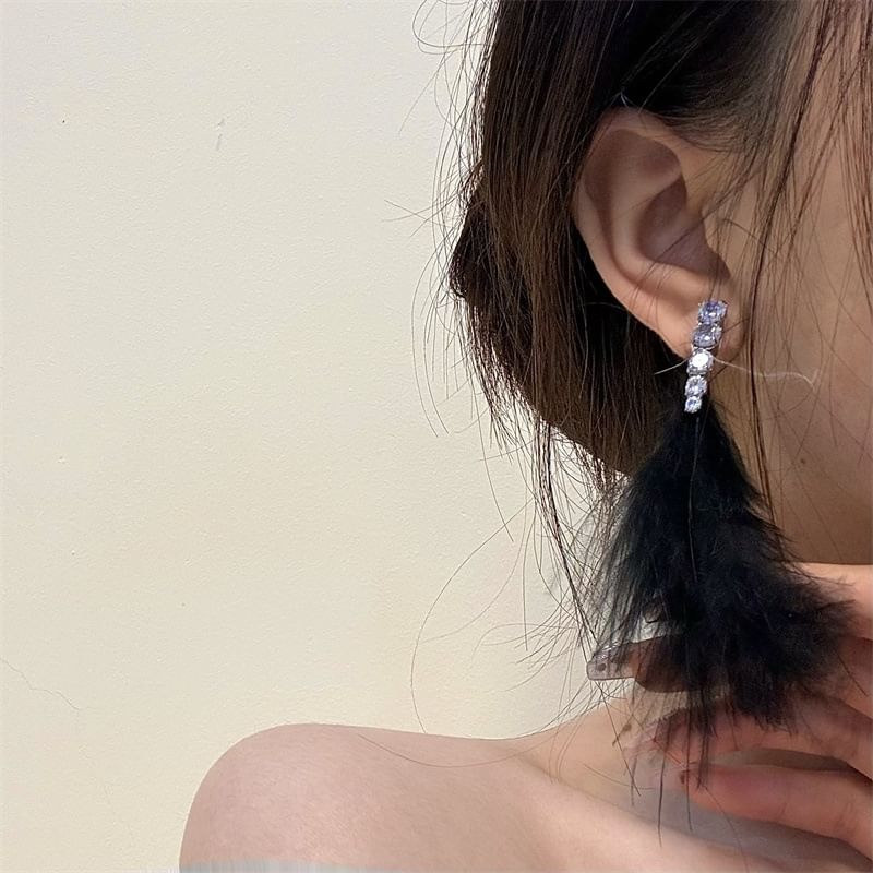 Feather Earring Drop