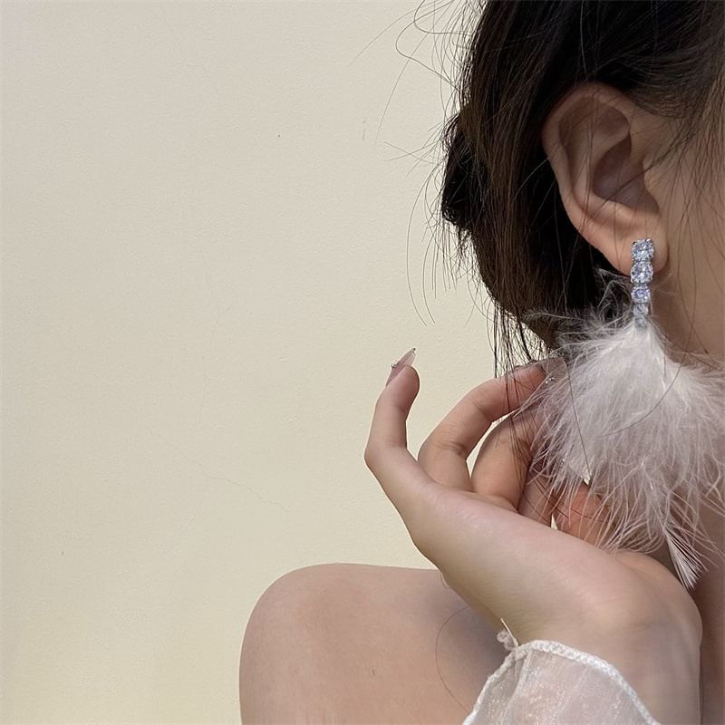 Feather Earring Drop