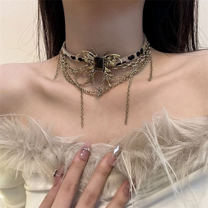 Choker Butterfly Earring /