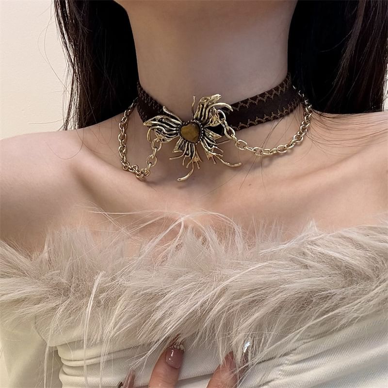 Choker Butterfly Earring /