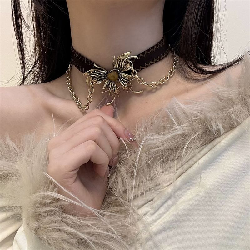 Choker Butterfly Earring /