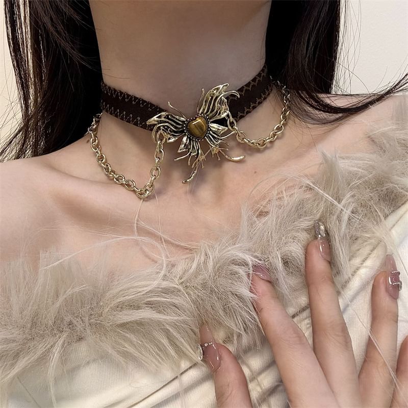 Choker Butterfly Earring /