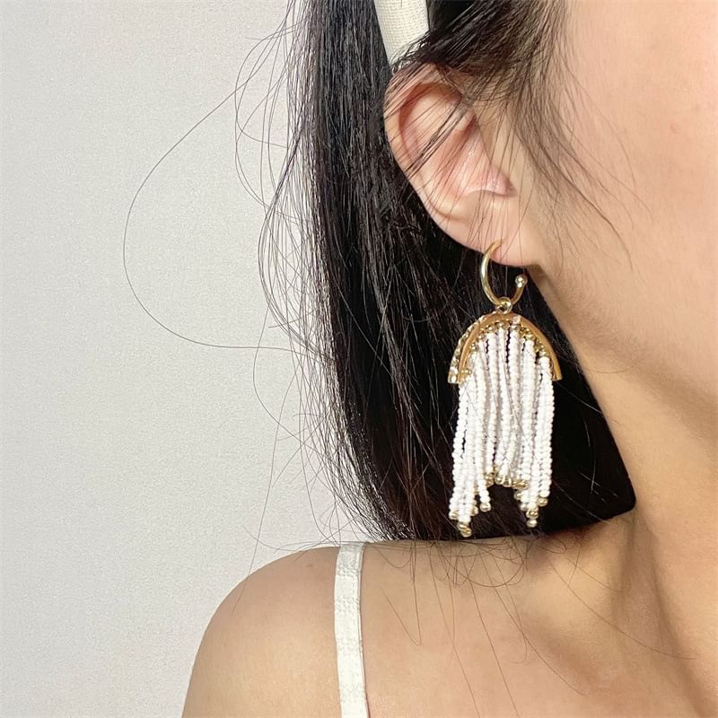 Fringed Earring Beaded