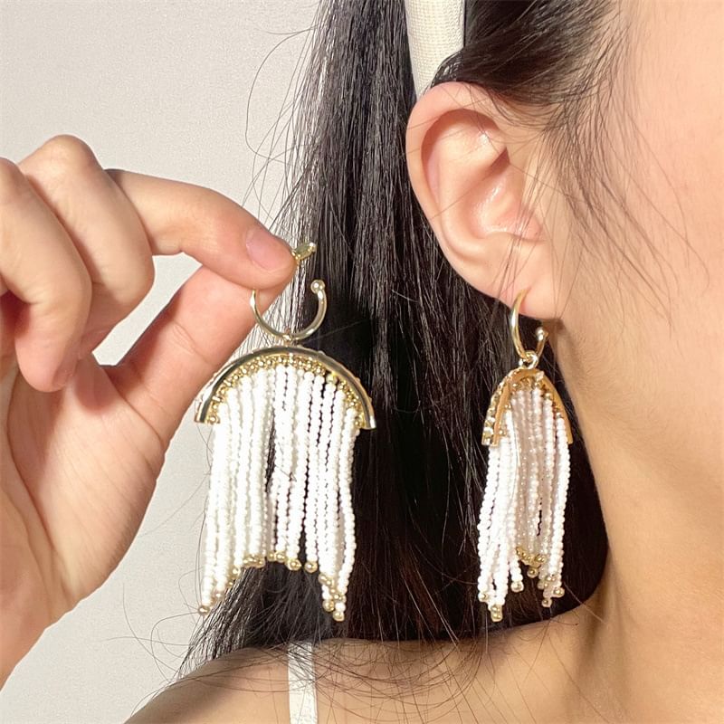 Fringed Earring Beaded
