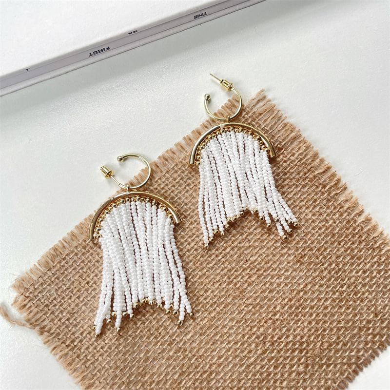 Fringed Earring Beaded