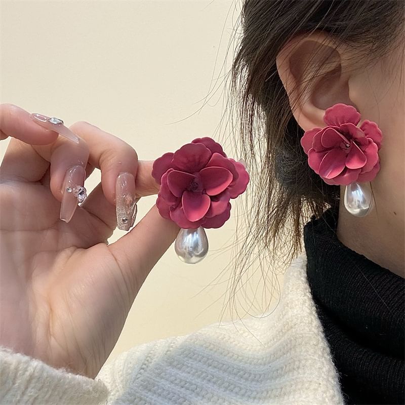 Drop Earring Rose