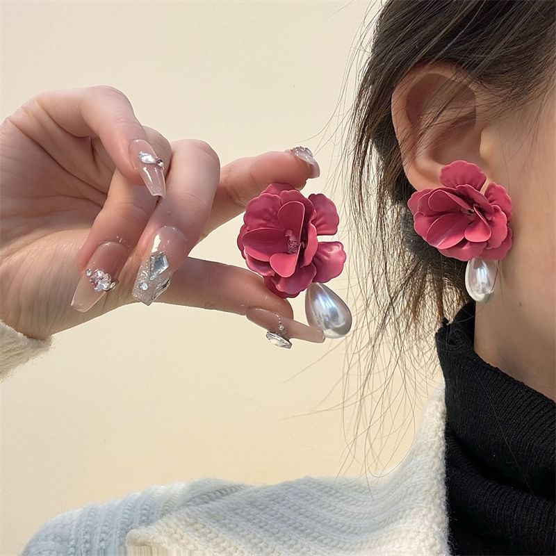 Drop Earring Rose