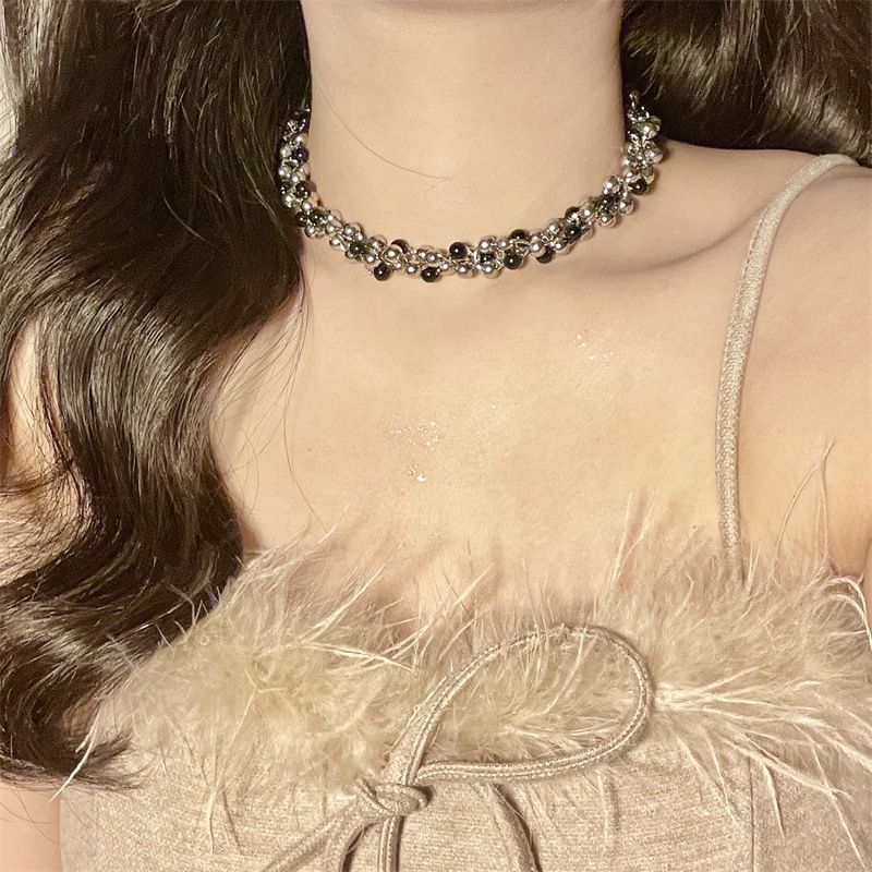 Beaded Layered Choker
