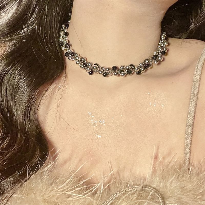 Beaded Layered Choker