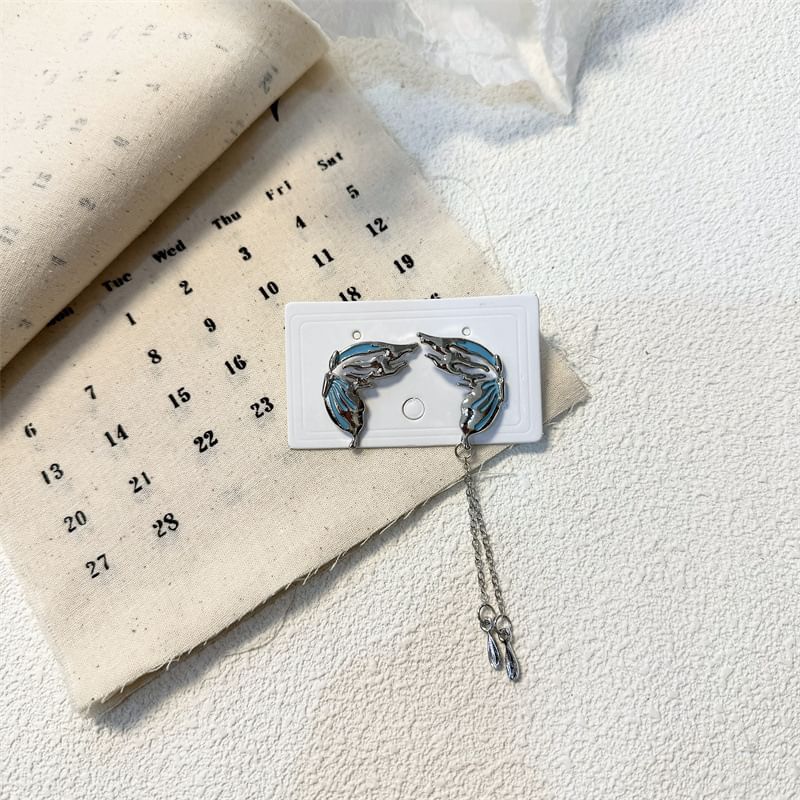 Choker Earring / Ring Drop Butterfly