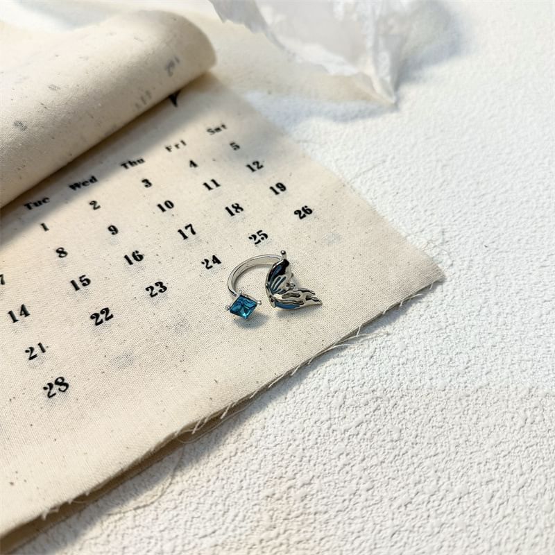 Choker Earring / Ring Drop Butterfly