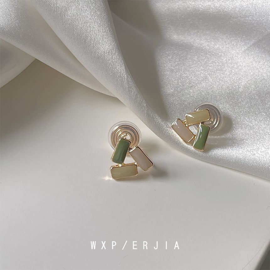 Glaze Clip-On Earring Geometric