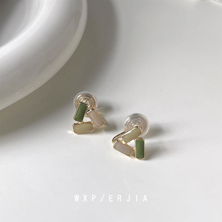 Glaze Clip-On Earring Geometric