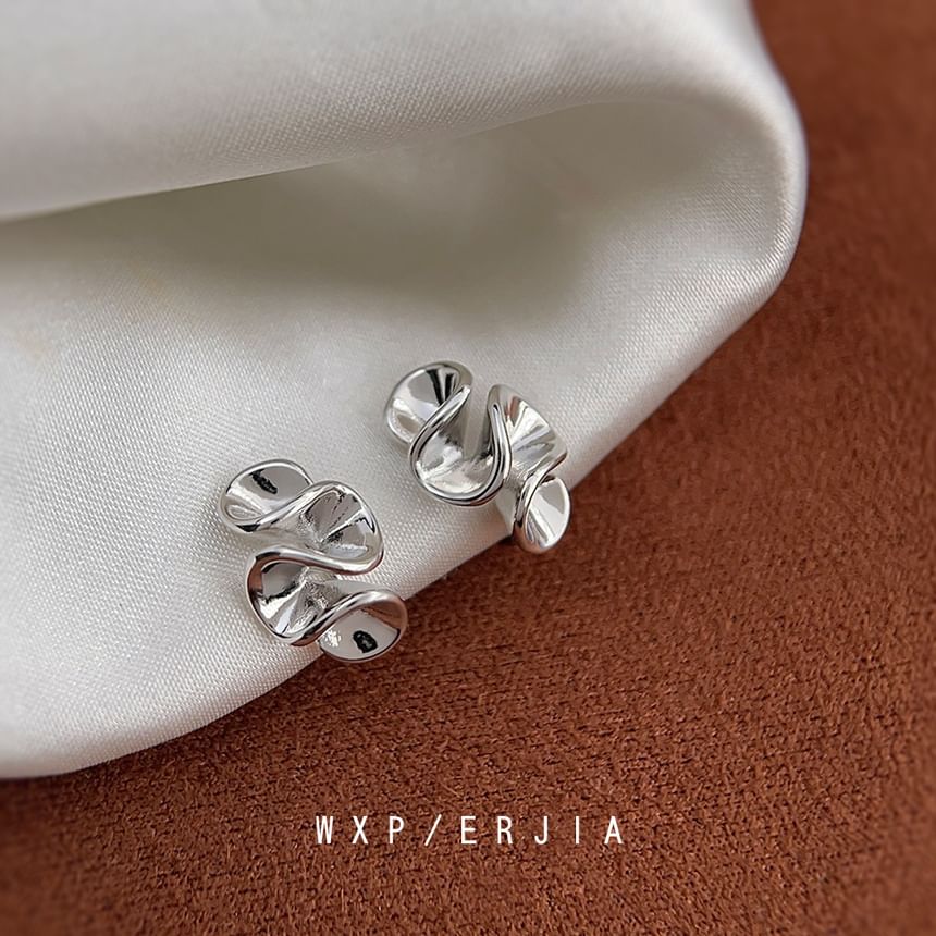 Ruffle Earring Clip-On