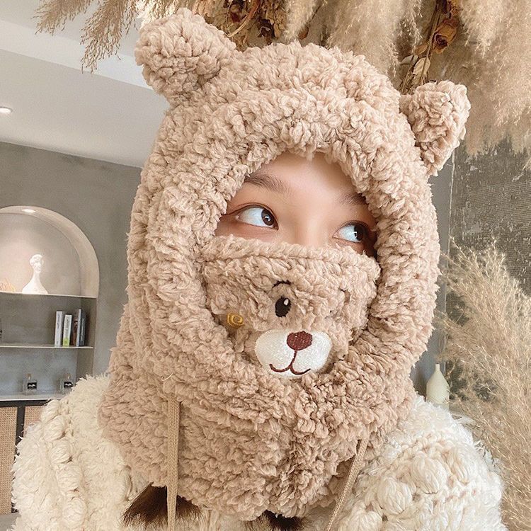 Trapper Bear Hat Fleece