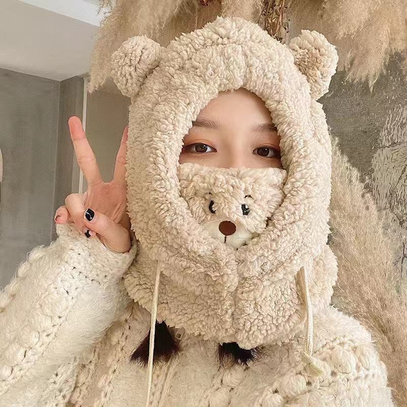 Trapper Bear Hat Fleece