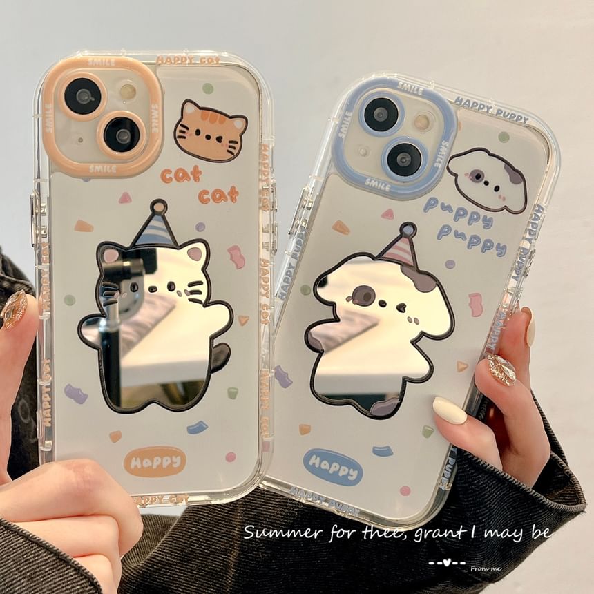 Animal Case Mirrored Phone