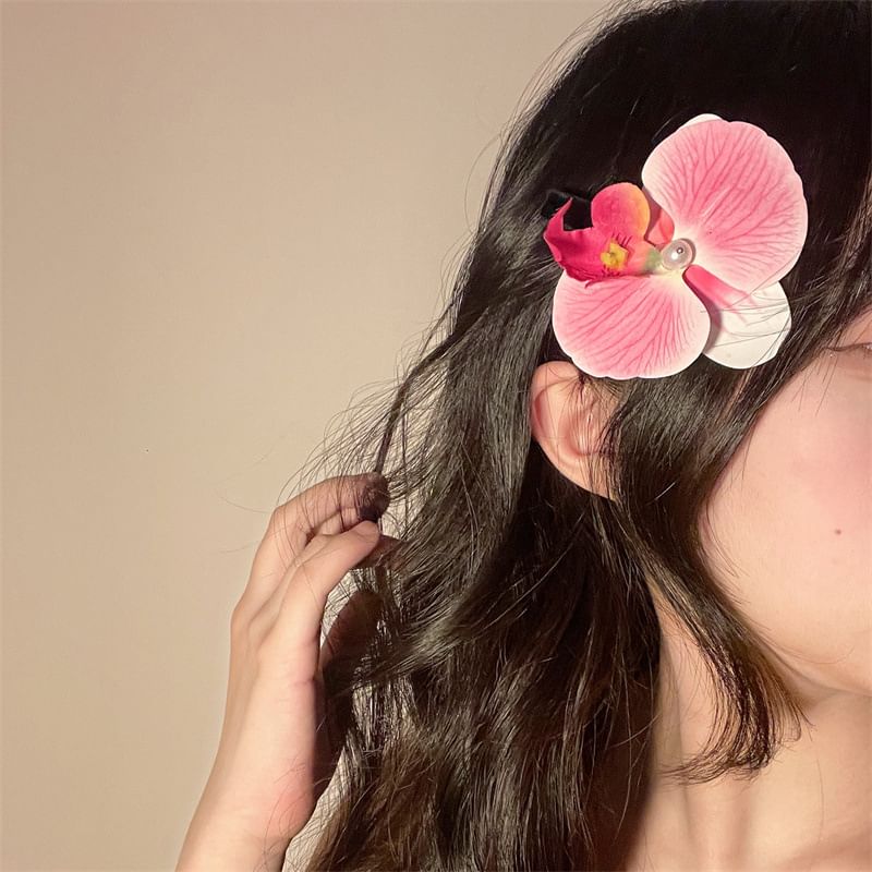 Fabric Clip Floral Hair