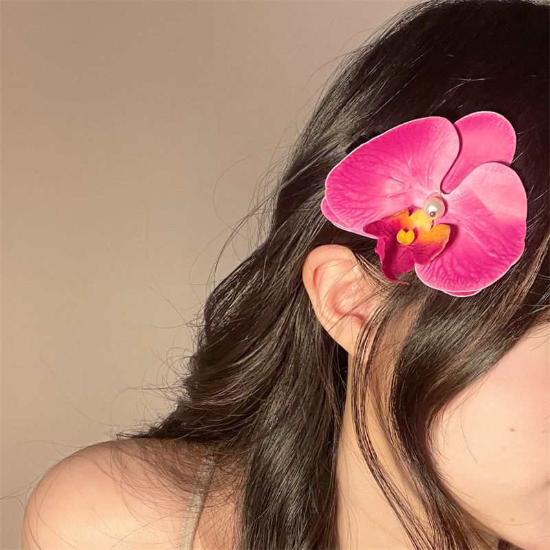Fabric Clip Floral Hair
