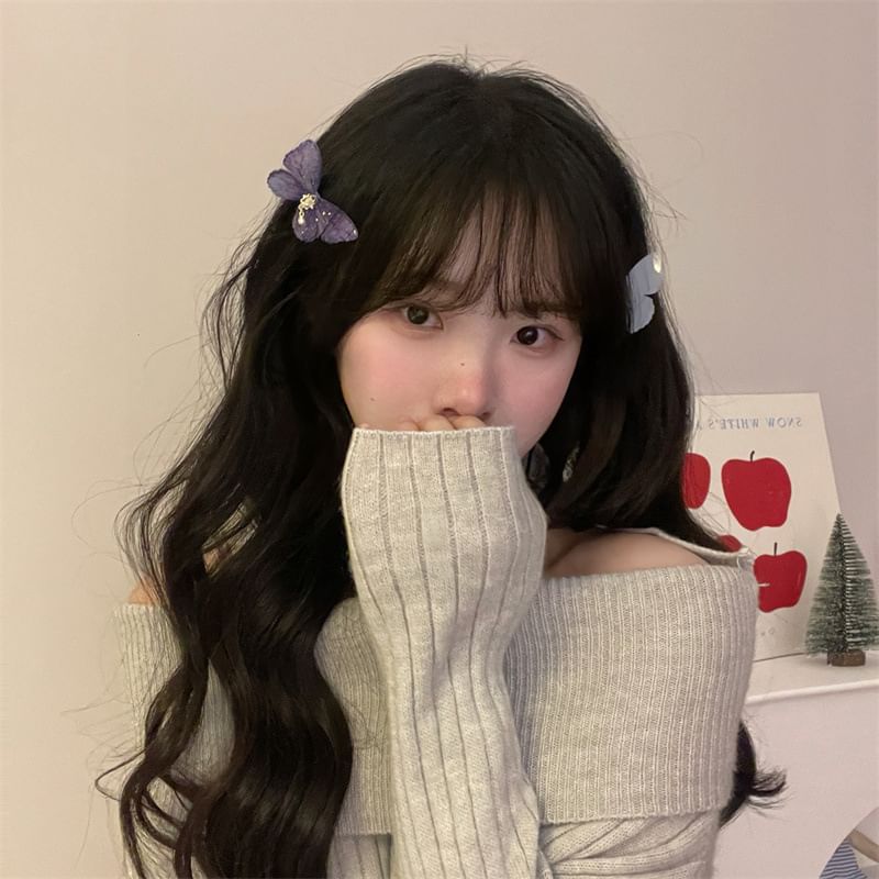 Plastic Butterfly Hair Clip