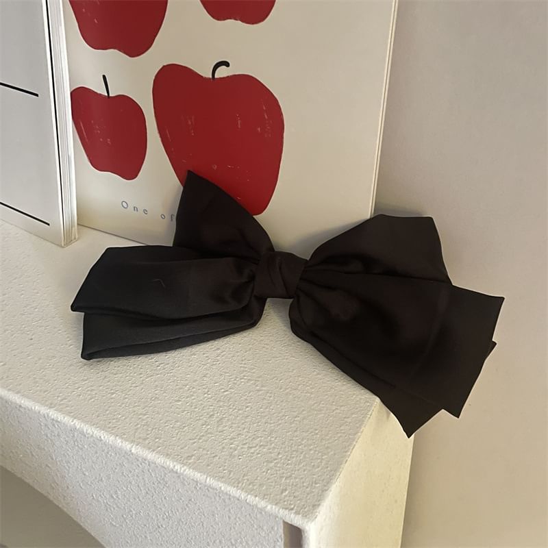 Clip Hair Bow Plain