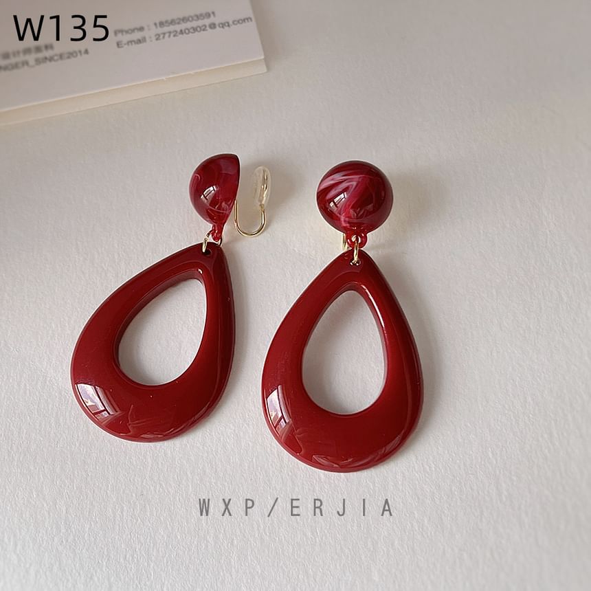 Drop Acrylic Earring Droplet
