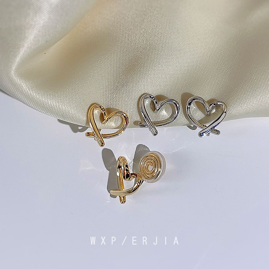 Alloy Ear Cuff Heart