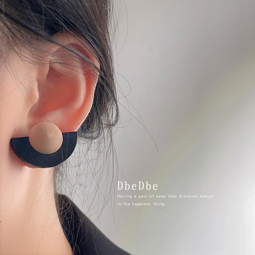 Cuff Ear Geometric Wooden