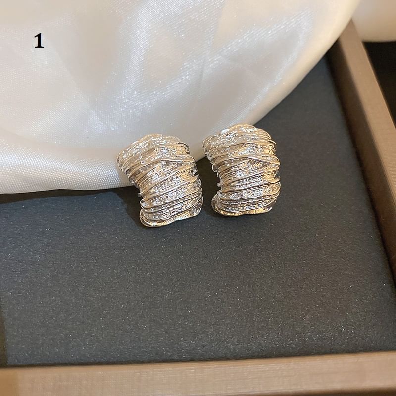 Earring Tone Designs) Silver (Various