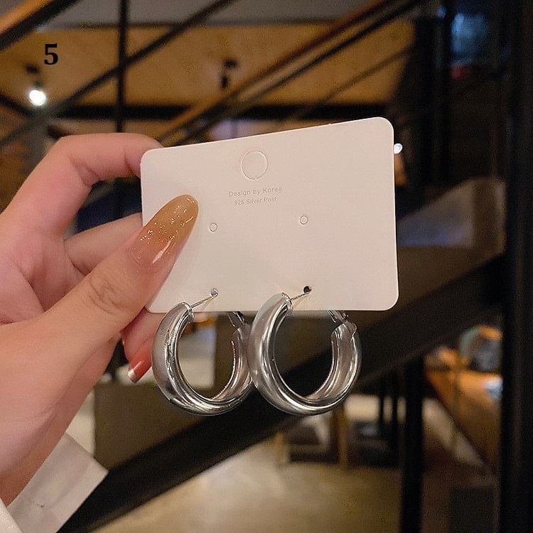 Earring Tone Designs) Silver (Various