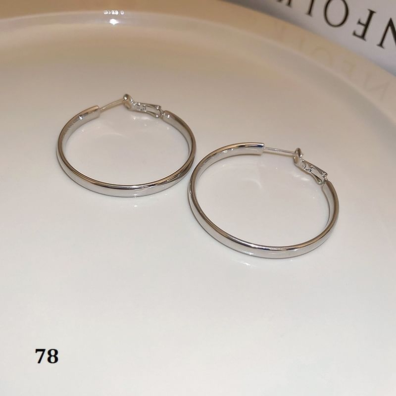 Earring Silver Designs) Tone (Various