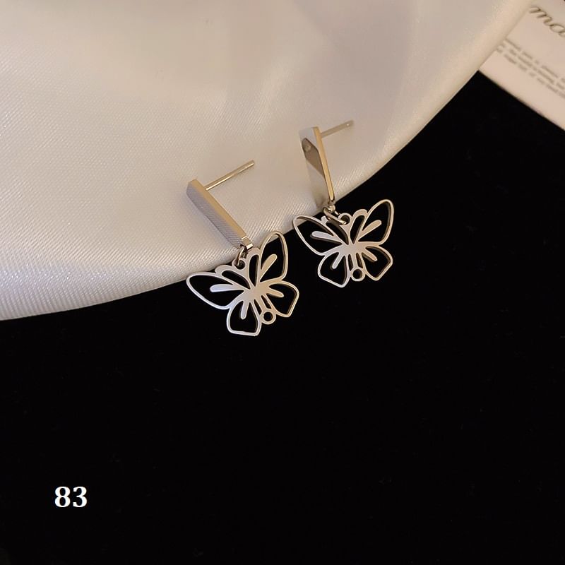 Earring Silver Designs) Tone (Various