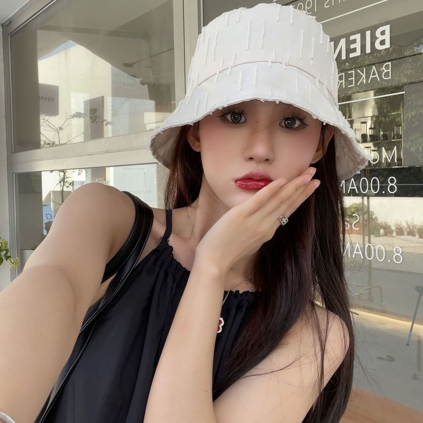 Bucket Jacquard Hat Plain