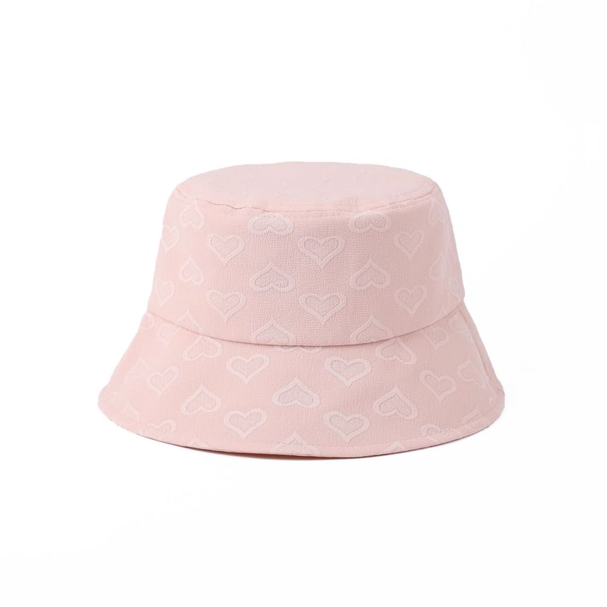 Heart Jacquard Hat Bucket