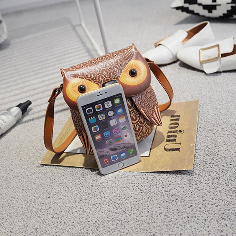 Flap Owl Bag Crossbody