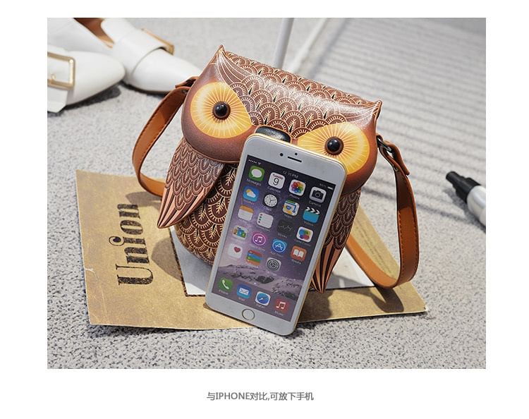 Flap Owl Bag Crossbody