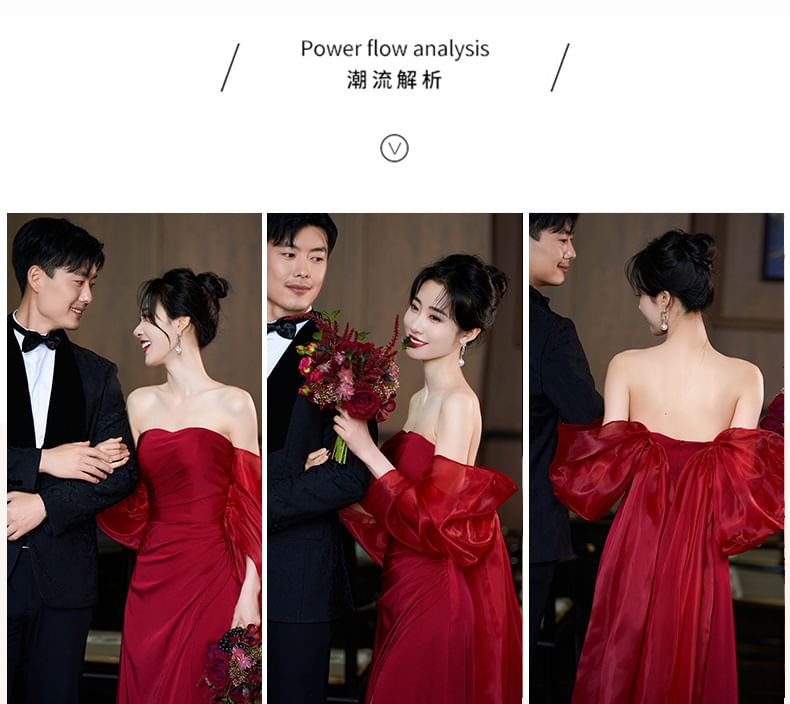 Gown Evening A-Line Off-Shoulder