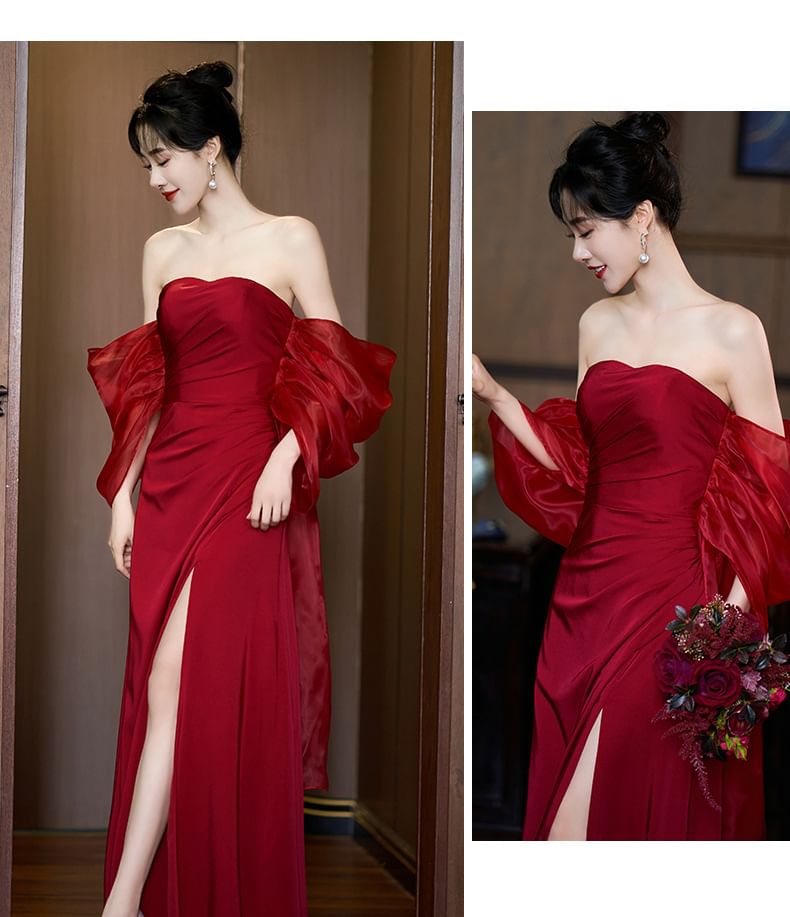 Gown Evening A-Line Off-Shoulder