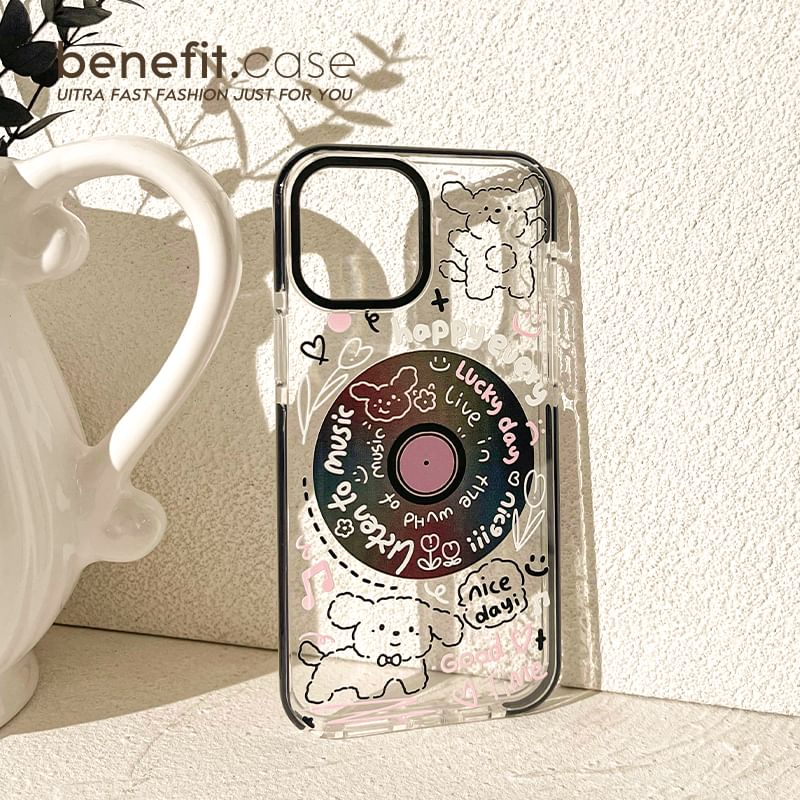 Phone Record Case Animal Vinyl