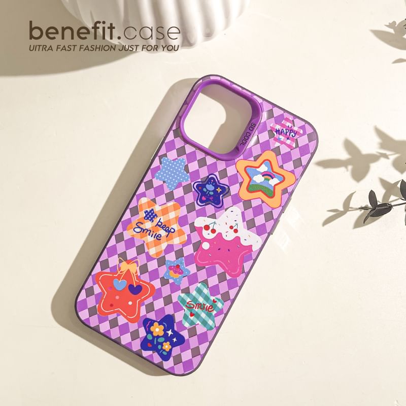 Heart / Case Phone Argyle Star