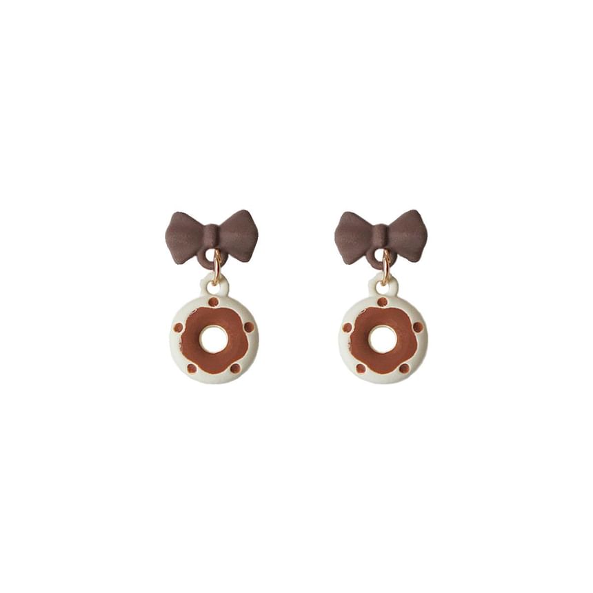 Drop / Earring Cheese Alloy Donut